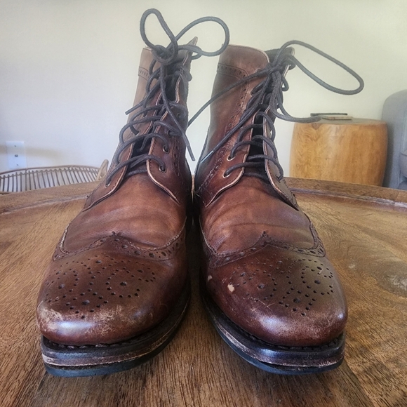 Thursday Boot Co Leather Wingtip Boots Mens Size 9 - Picture 7 of 13